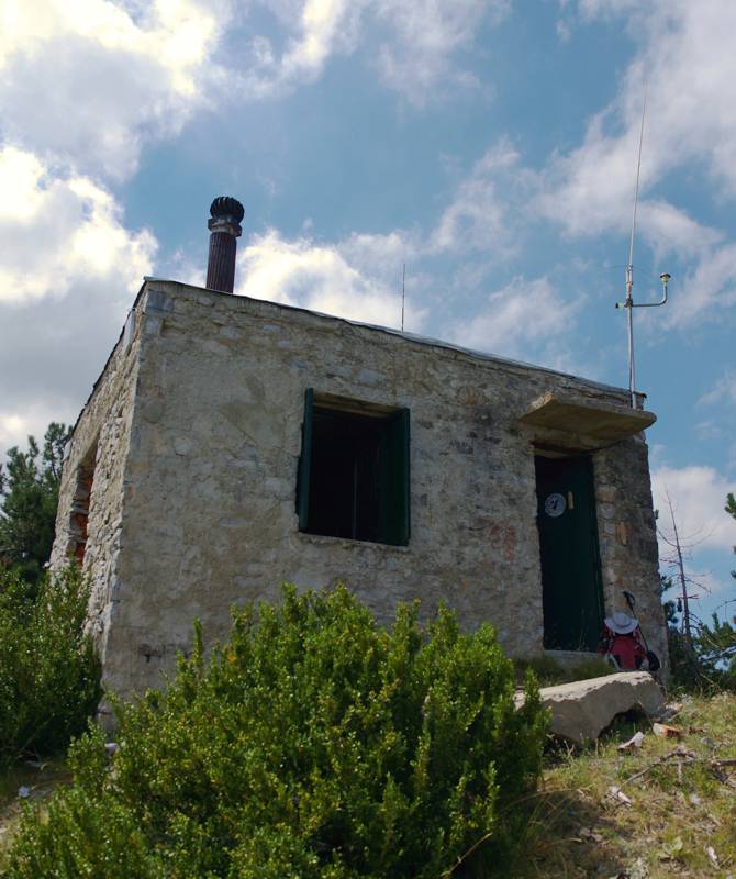 Όλυμπος topoguide: Το καταφύγιο Πυξάρι Όλυμπος topoguide