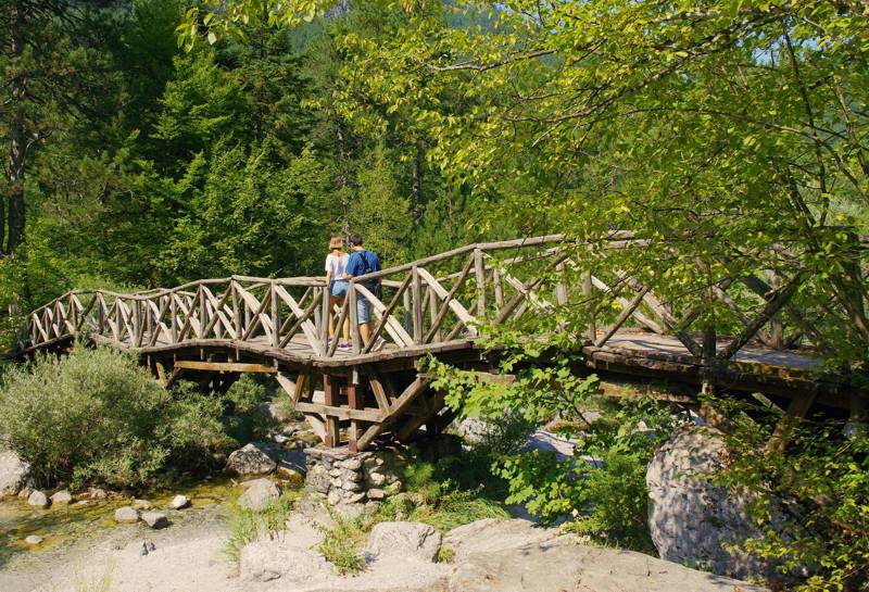 Όλυμπος topoguide: Η τρίτη γέφυρα της διαδρομής Όλυμπος topoguide