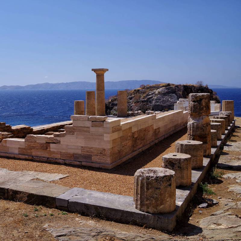 Κέα: Καρθαία, ο ναός της Αθηνάς