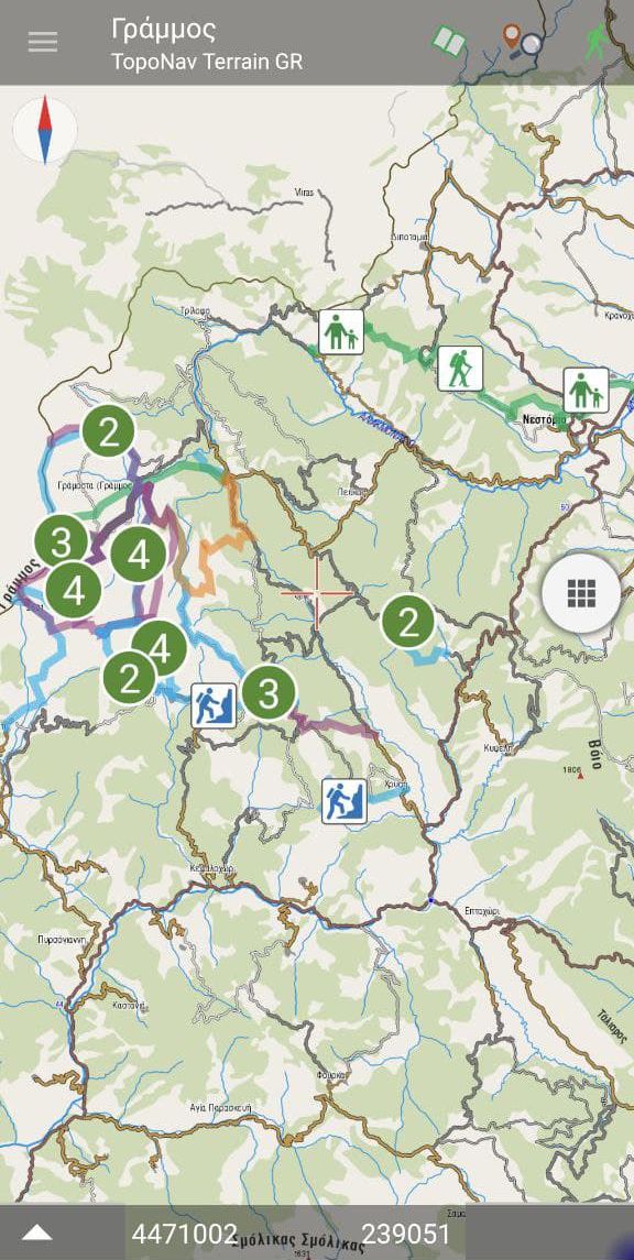 Γράμμος topoguide Γράμμος topoguide