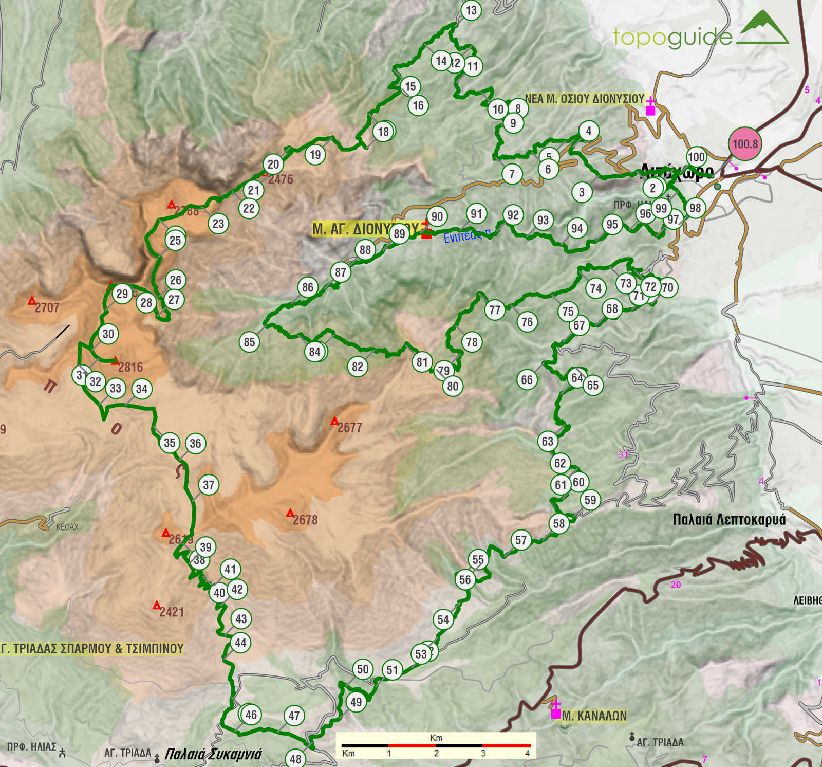Ο αγώνας Mythical Olympus Trail Ο αγώνας Olympus Marathon