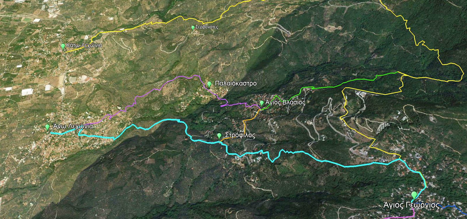 Δυτικό Πήλιο topoguide: Άνω Λεχώνια-Στρόφιλος-Άγιος Γεώργιος Δυτικό Πήλιο topoguide: Άνω Λεχώνια-Στρόφιλος-Άγιος Γεώργιος