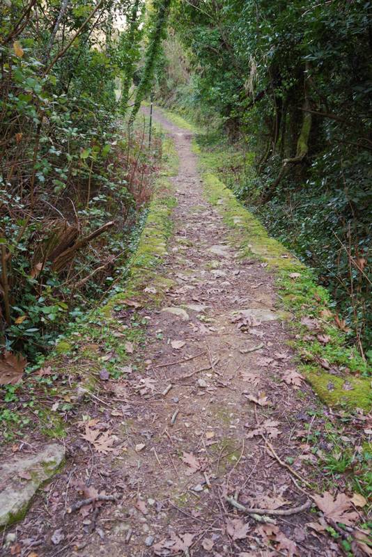 Corfu Trail: The stone-built aquaduct in Benitses