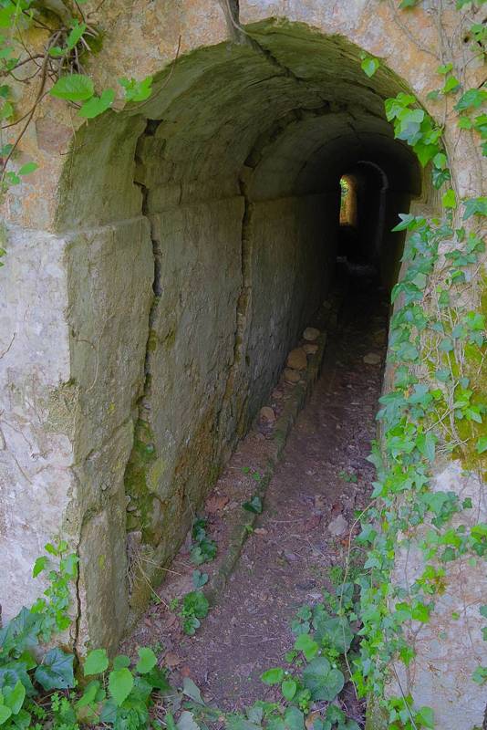 Corfu Trail: The tunnel of Agios Nikolaos in Benistes