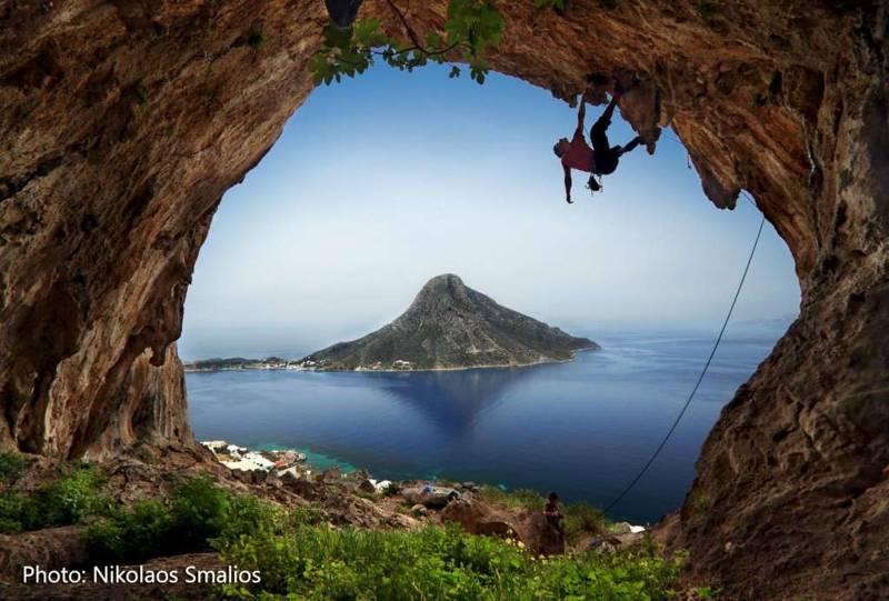 Kalymnos hiking: The Kalymnos climbing game