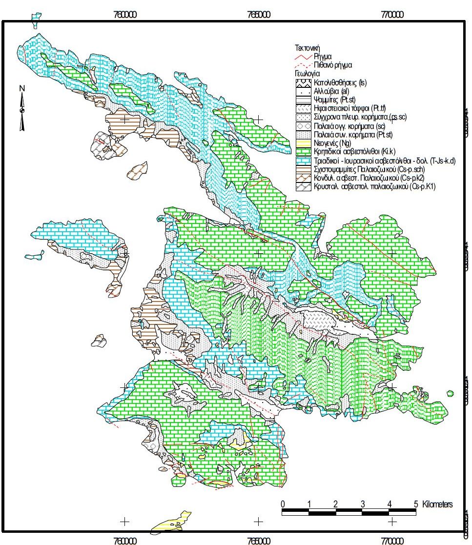Γεωλογικός Χάρτης της Καλύμνου