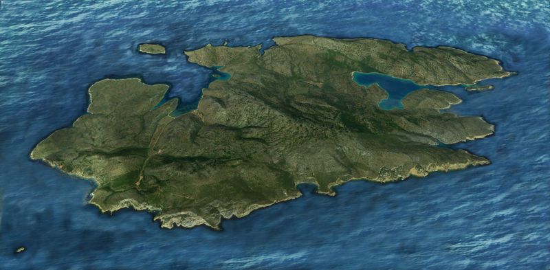 Alonnisos topoguide: Kyra-Panagia Island Alonnisos topoguide