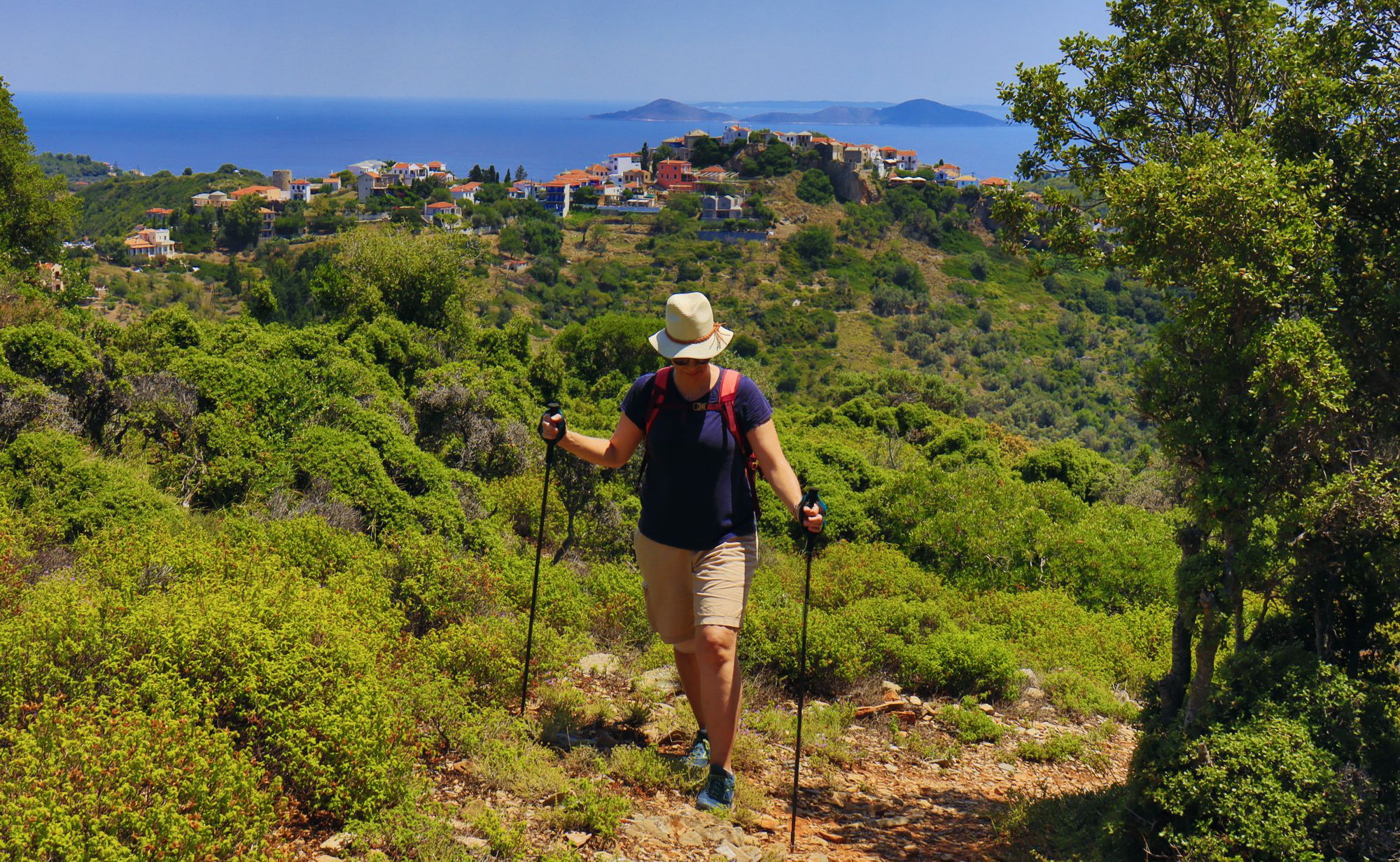 Alonnisos topoguide: Chora Alonnisos-Kalovoulos