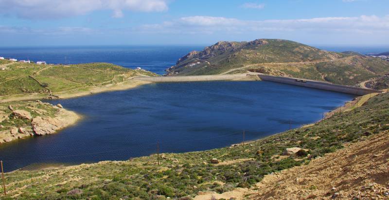 Σέριφος: Το φράγμα του Στενού Σέριφος topoguide