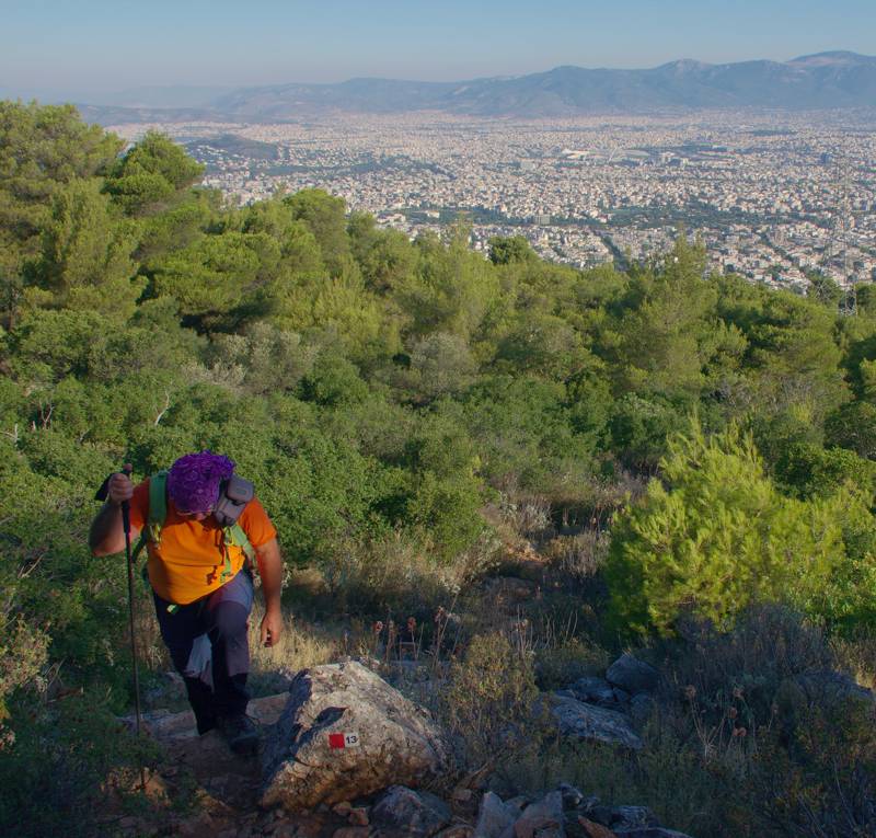 Υμηττός topoguide: Διάσχιση Υμηττού