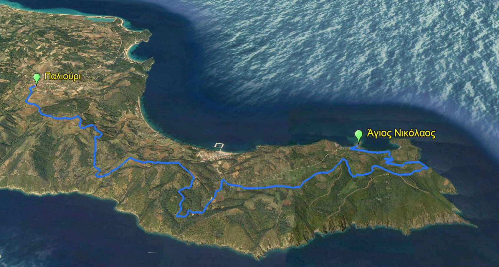 Διαδρομή Παλιούρι – Κάνιστρο – Άγιος Νικόλαος