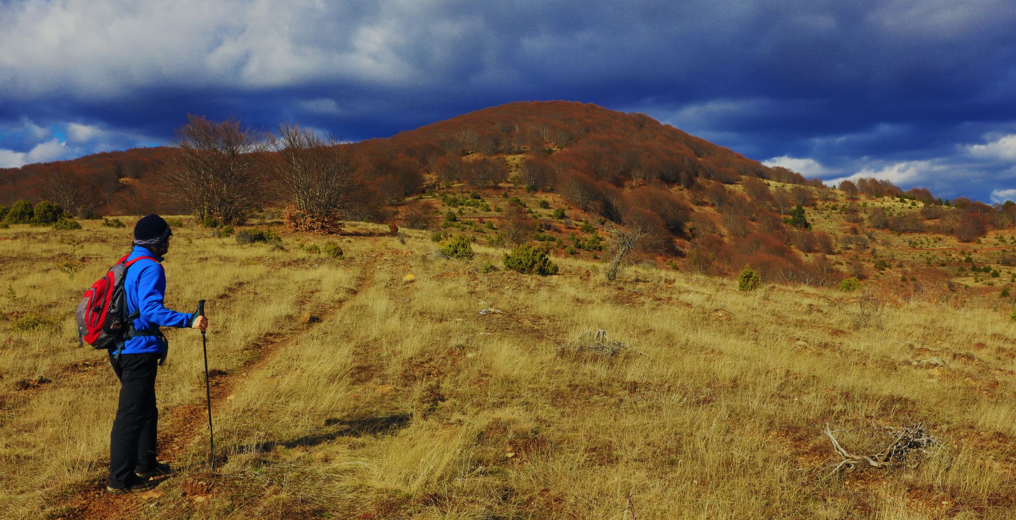 Τα μονοπάτια του Απόσκεπου: στο τελευταίο τμήμα της διαδρομής προς την κορυφή Μπίκοβικ