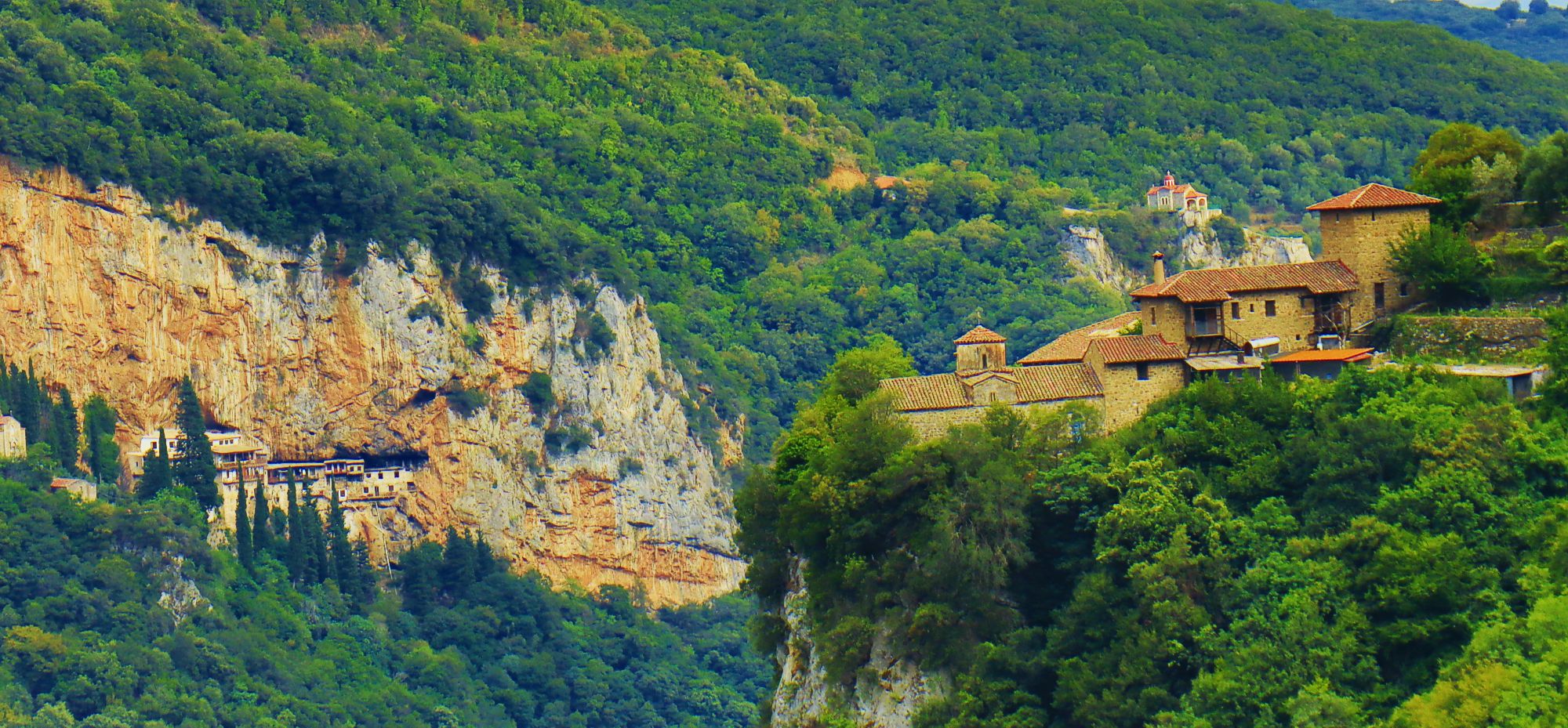 The monasteries of Mt Menalon: The new Philosophou monastery