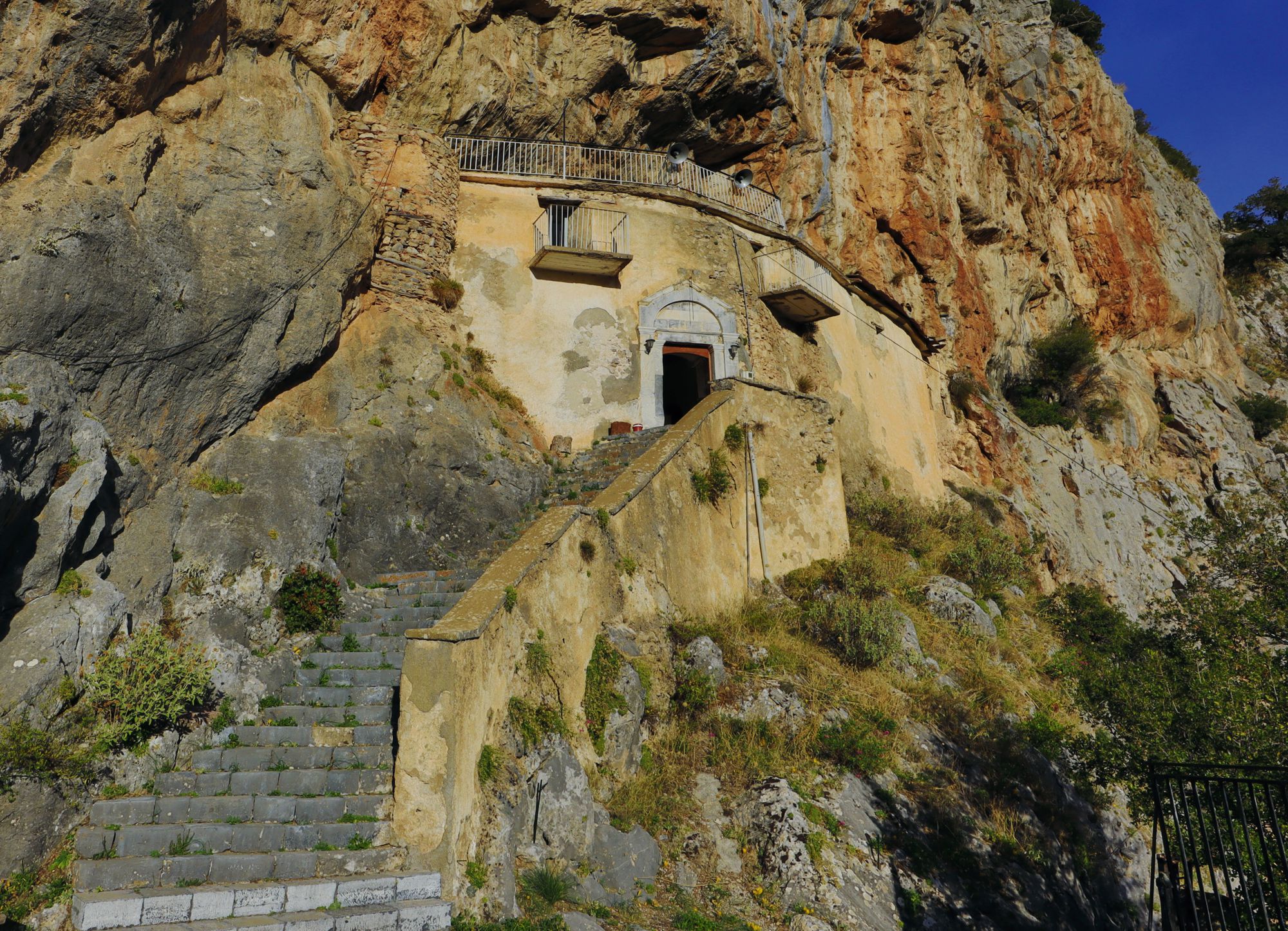 The monasteries of Mt Menalon