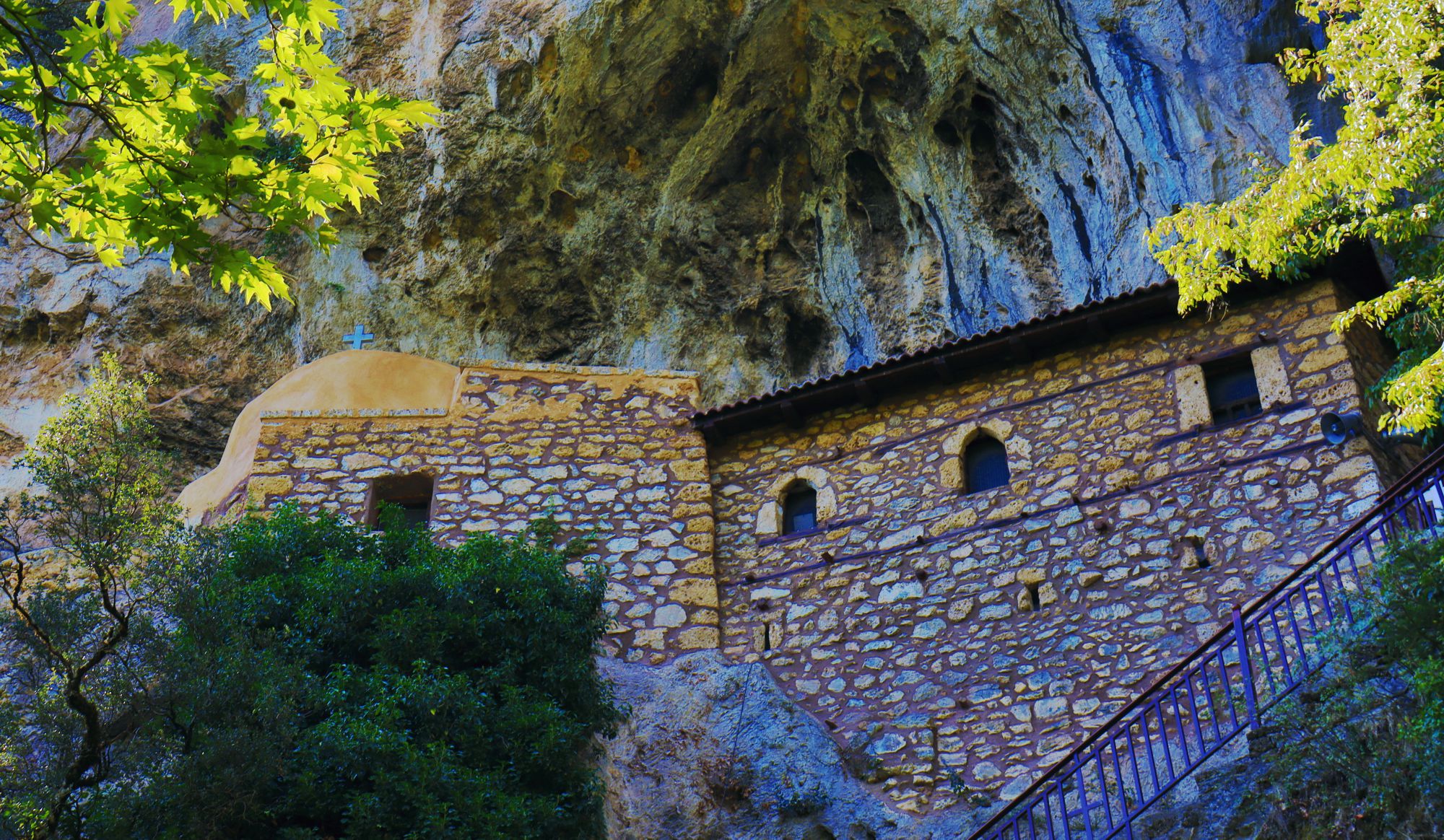 The monasteries of Mt Menalon: Sfyrida hermitage