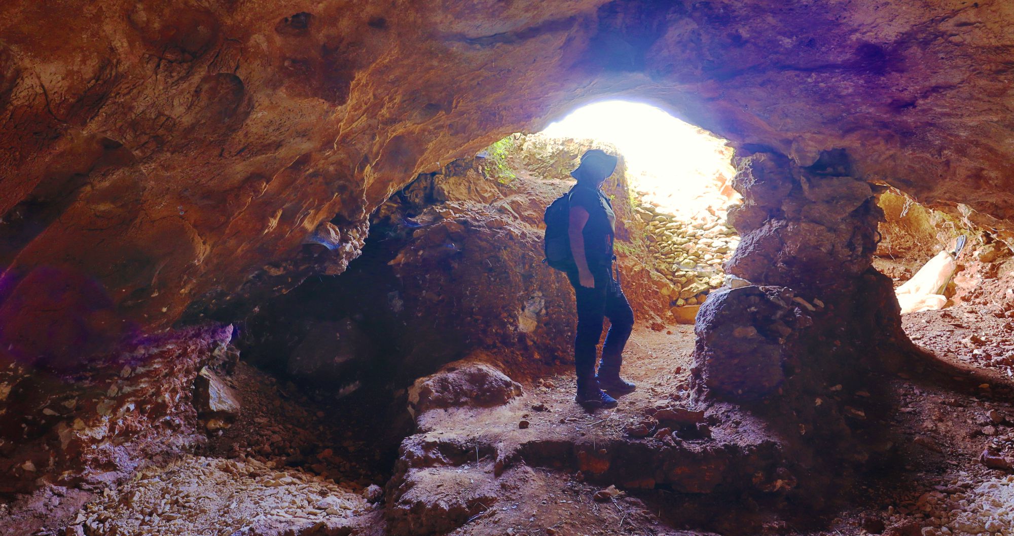 In the caves of the Agios Vasilios-Dervenakia trail