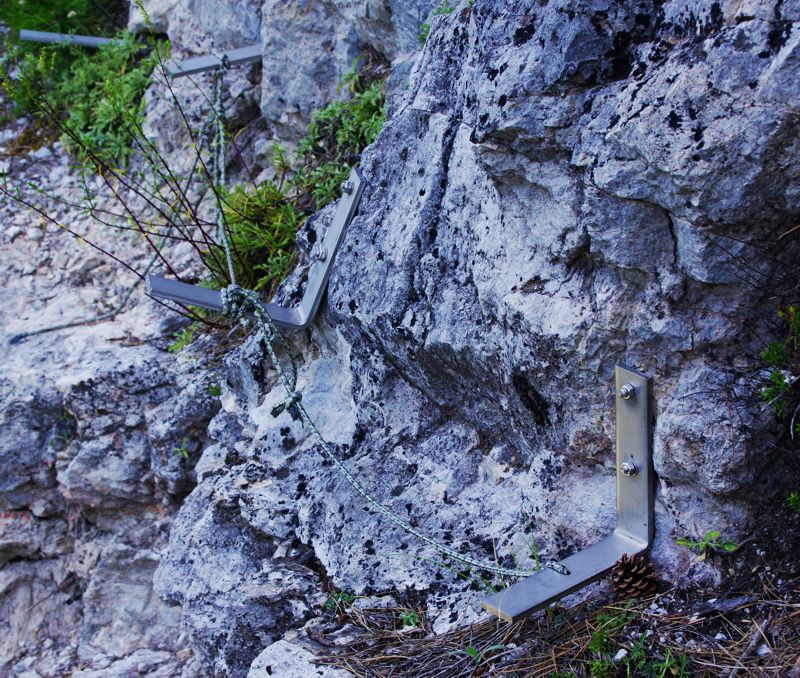 Ζήρεια topoguide: Το σύντομο ασφαλισμένο τμήμα Ζήρεια topoguide
