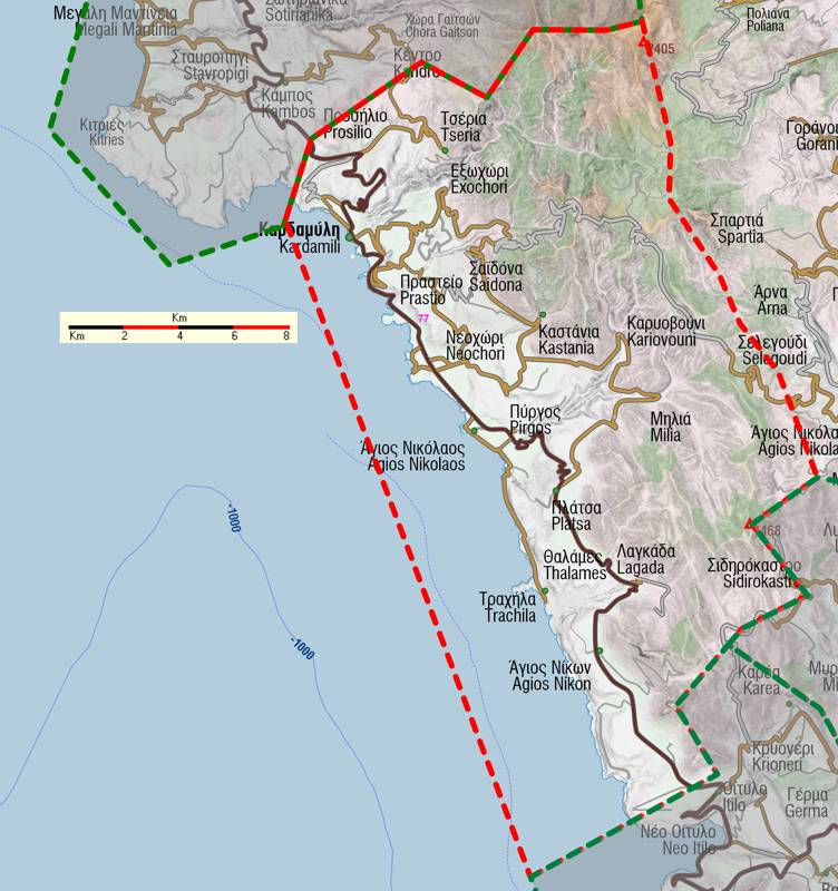 Mani: Kardamyli topoguide