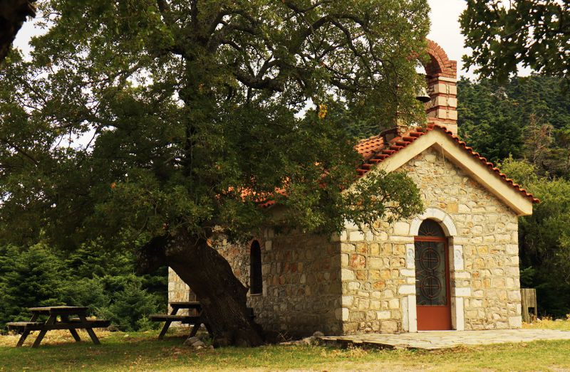 Αγία Άννα-Άσκρη: Στην Παναγία Πουρνάρα