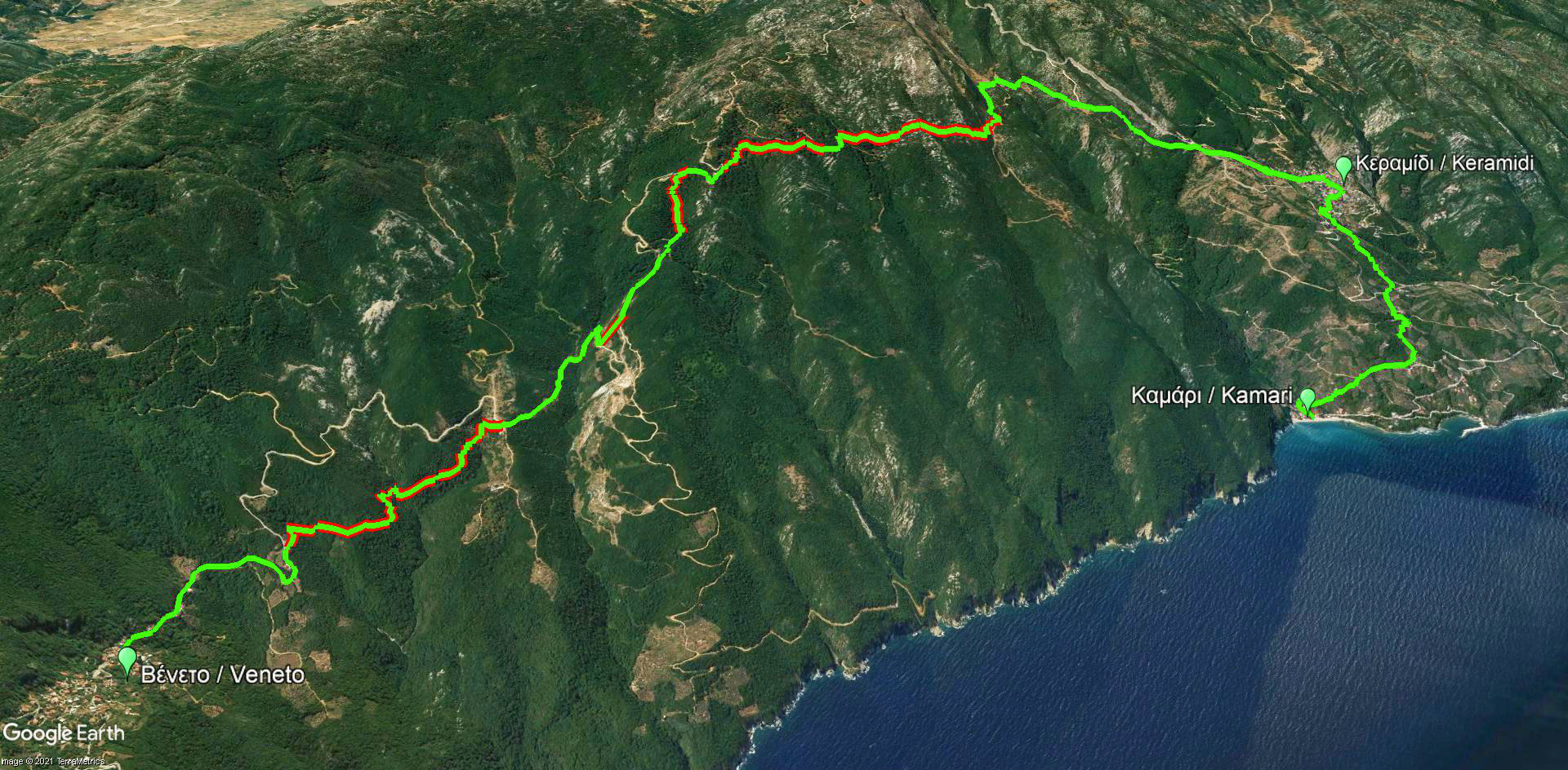 Long Pelion Trail