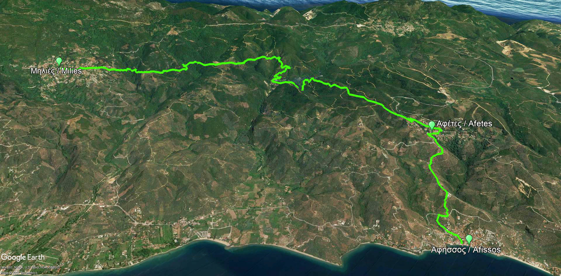 Long Pelion Trail